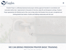 Tablet Screenshot of freedomprayer.org